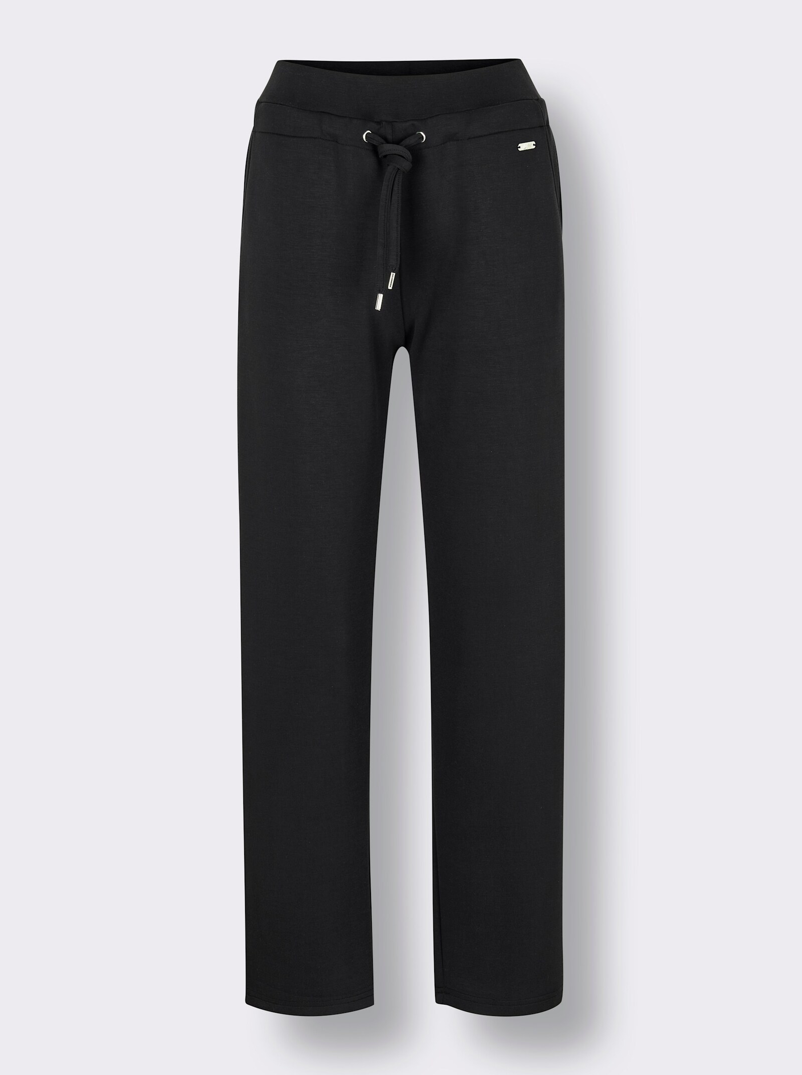 feel good Dehnbund-Hose mit weitem Bein - schwarz