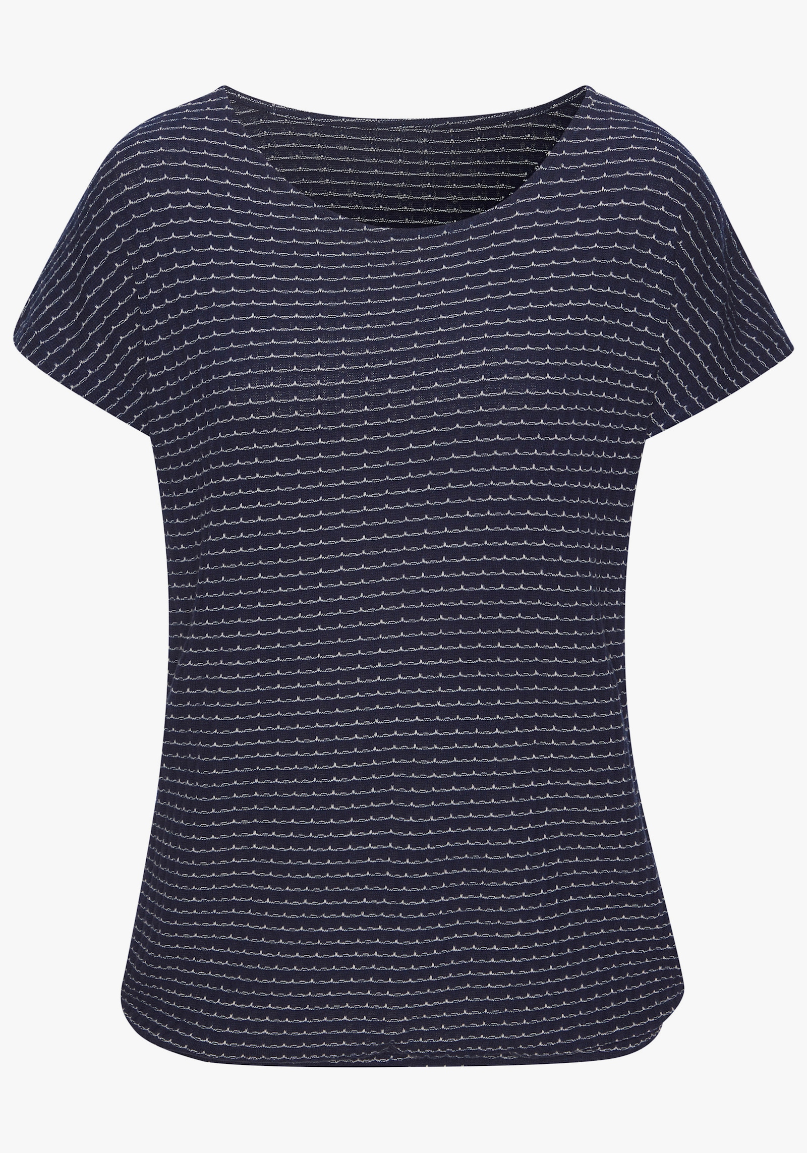 Vivance Kurzarmshirt - navy, koralle