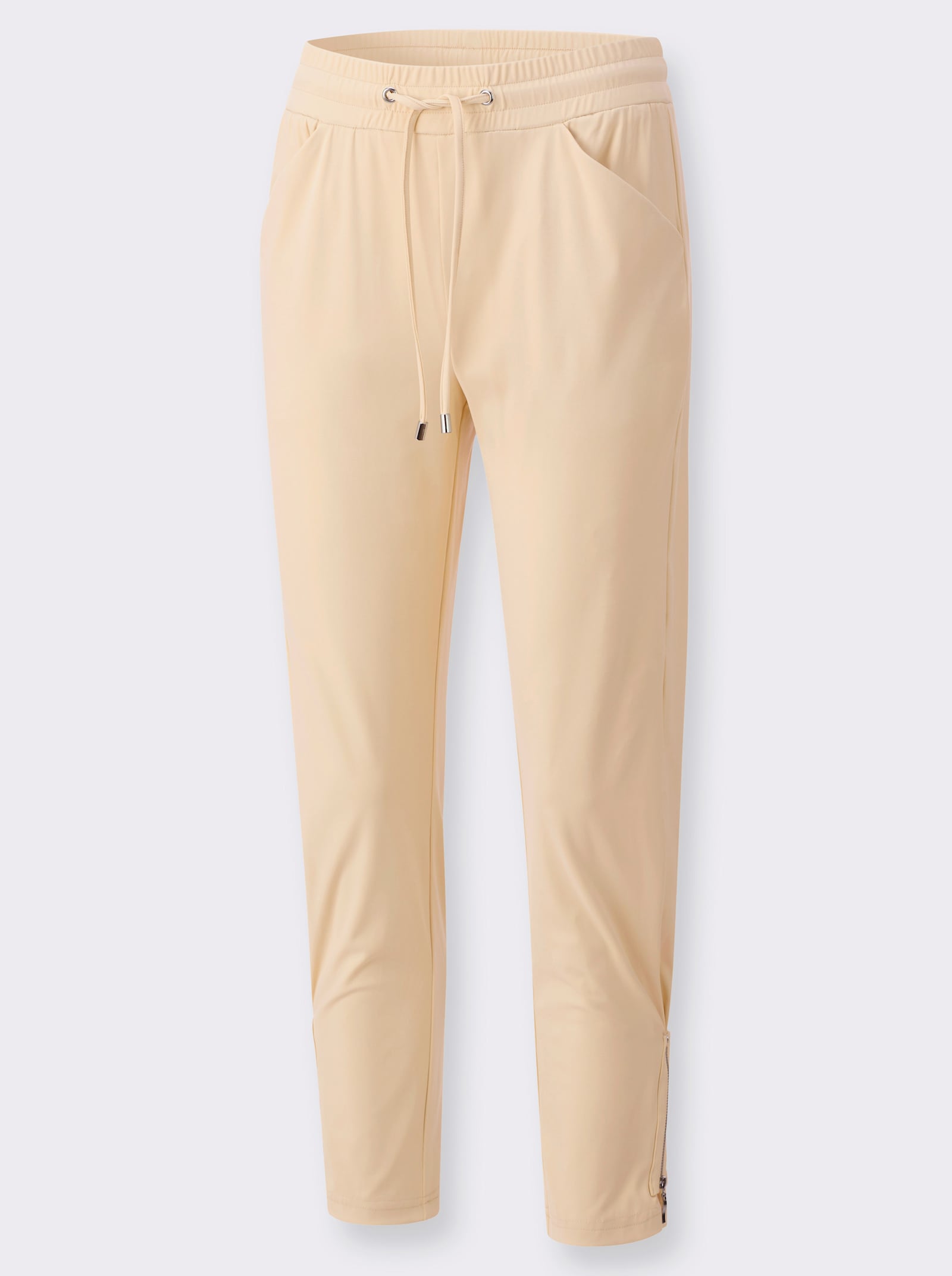 heine Jerseyhose mit schmalem Bein - sand