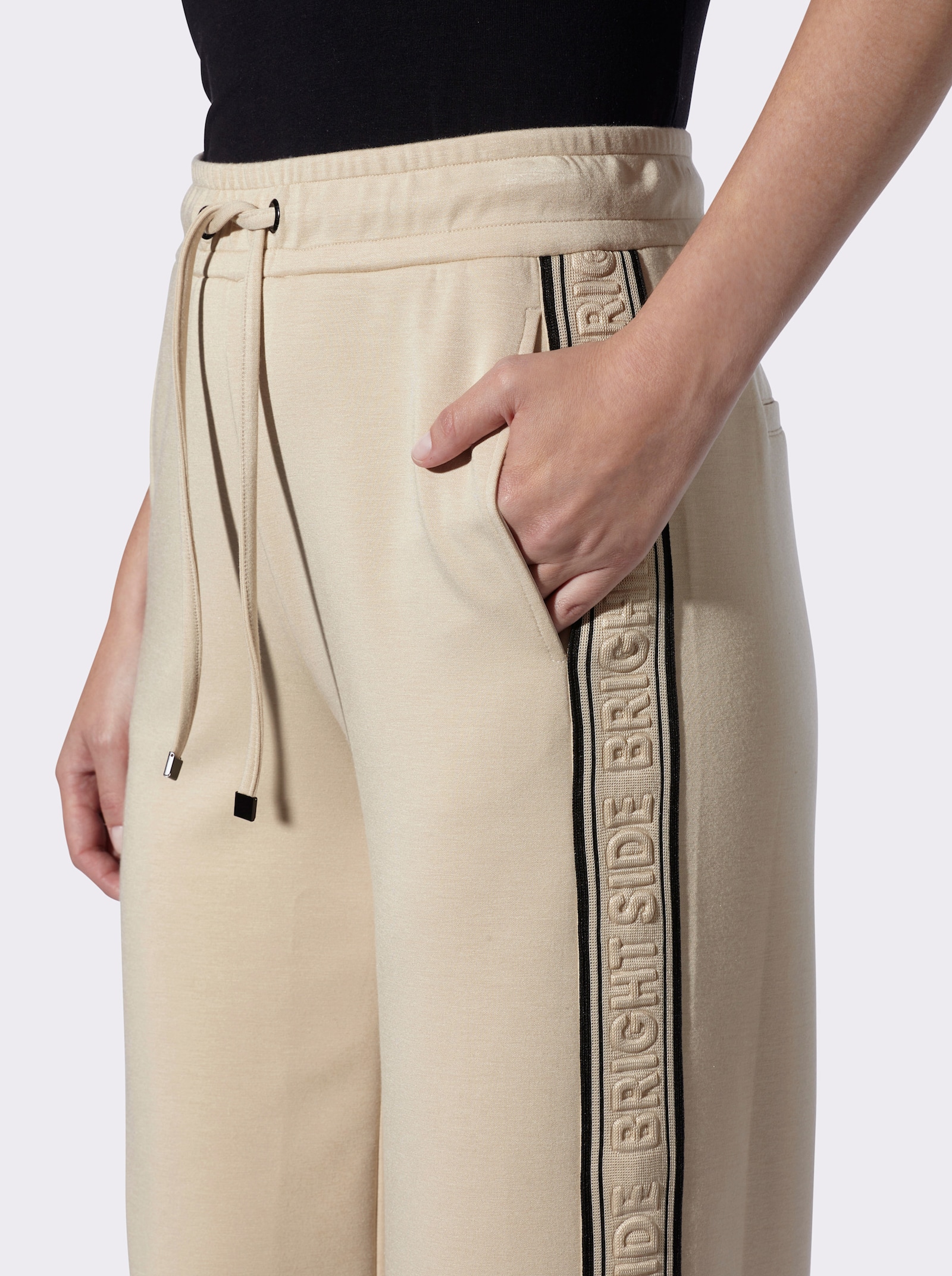 heine Pantalon molletonné - sable