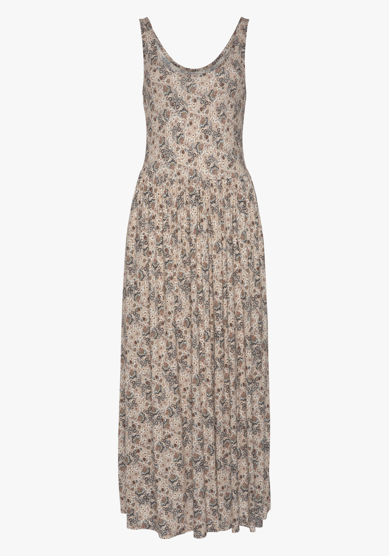 Vivance Midi-jurk - beige geprint