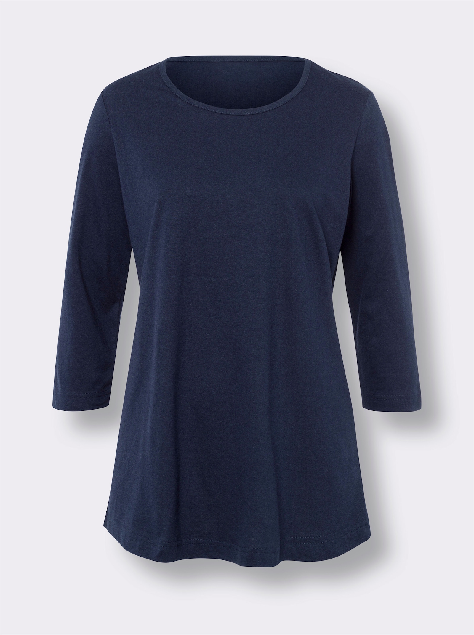 Longshirt in der 2-Stück-Packung - grasgrün + marine