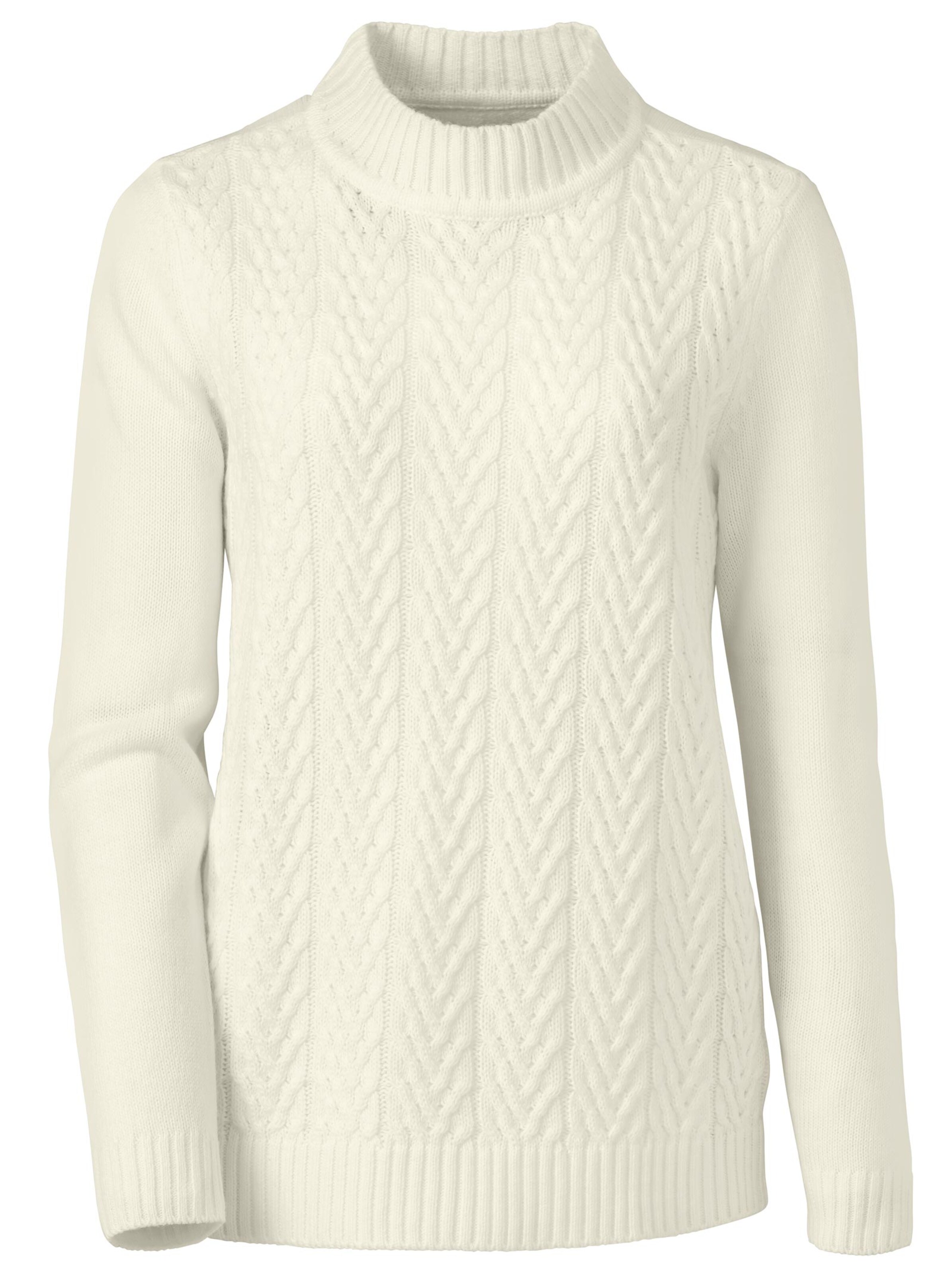 Pullover - wollweiß