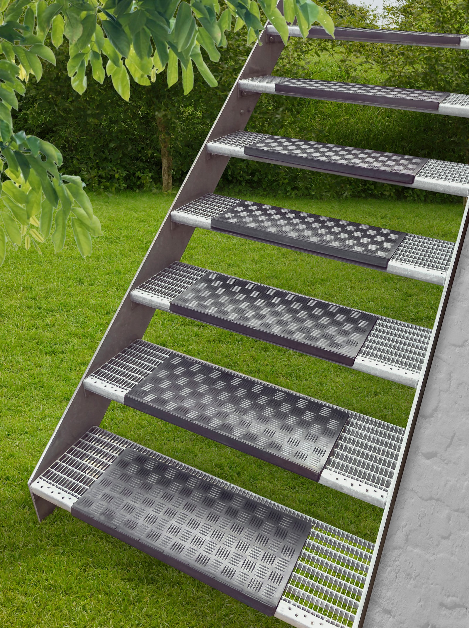 heine home Stufenmatte - schwarz