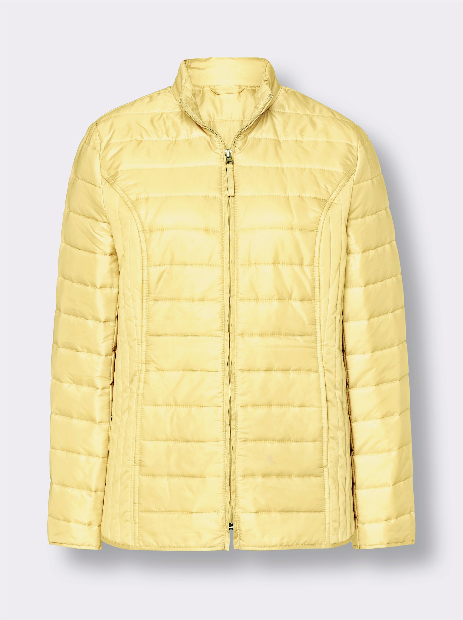 Steppjacke leicht wattiert - zitrone