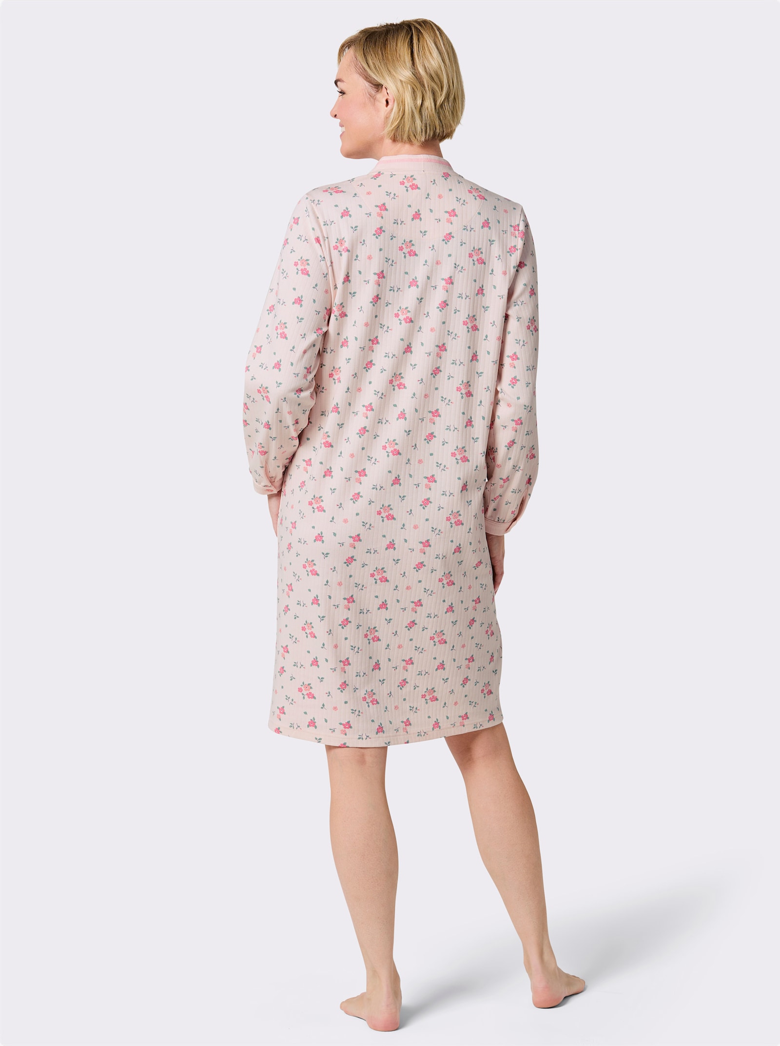 wäschepur Nachthemd im floralem Dessin - apricot