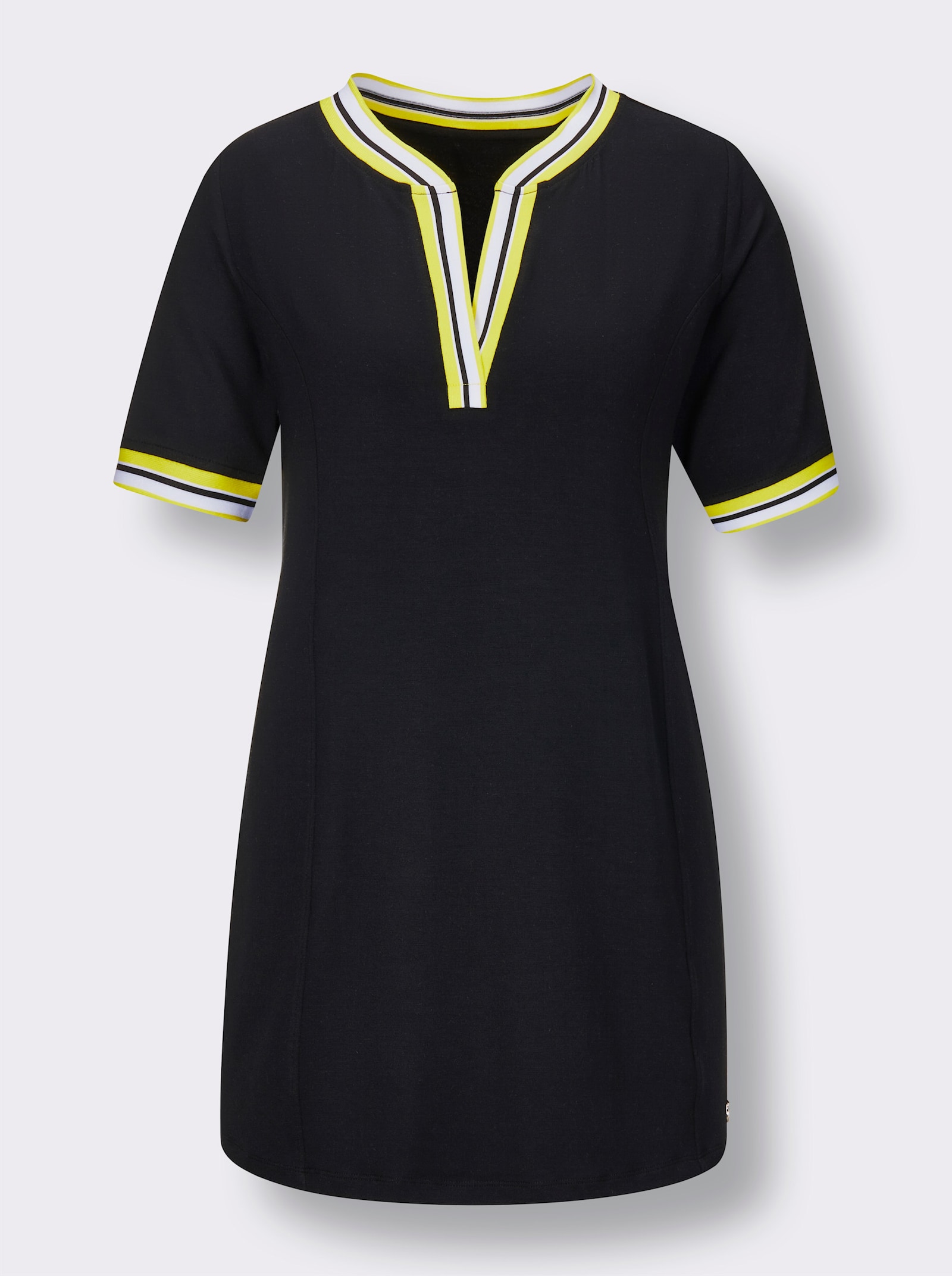 CREATION L PREMIUM Modal-Longshirt - schwarz