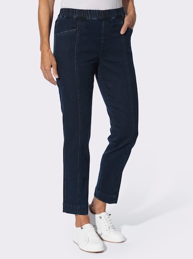 Stretch-Hose mit Teilungsnaht vorne - dark blue