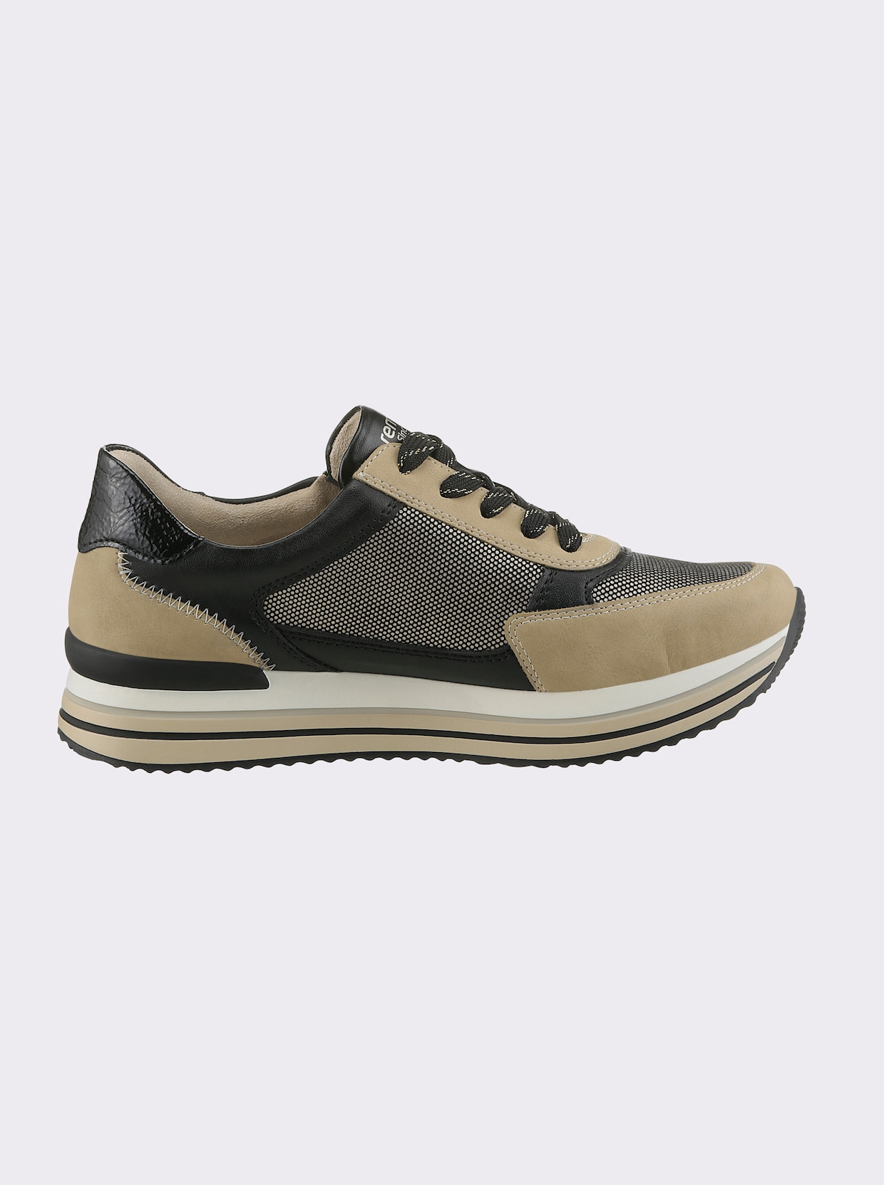 Remonte Sneaker - beige/zwart