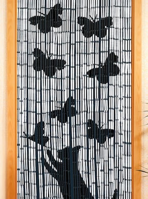 Bambusvorhang - schwarz