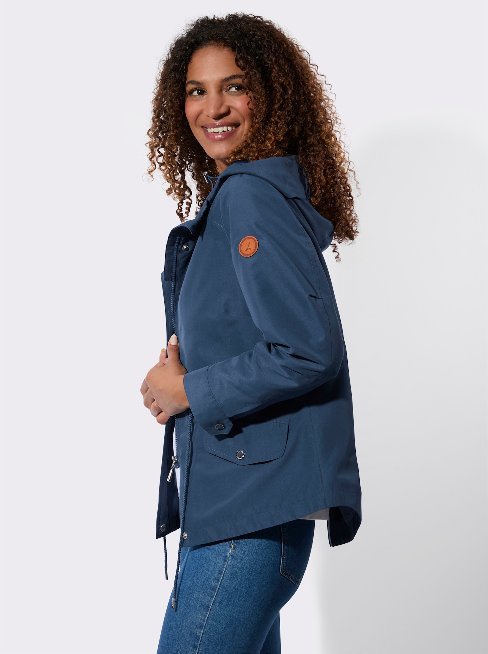Jacke mit Gehschlitz hinten - dunkelblau