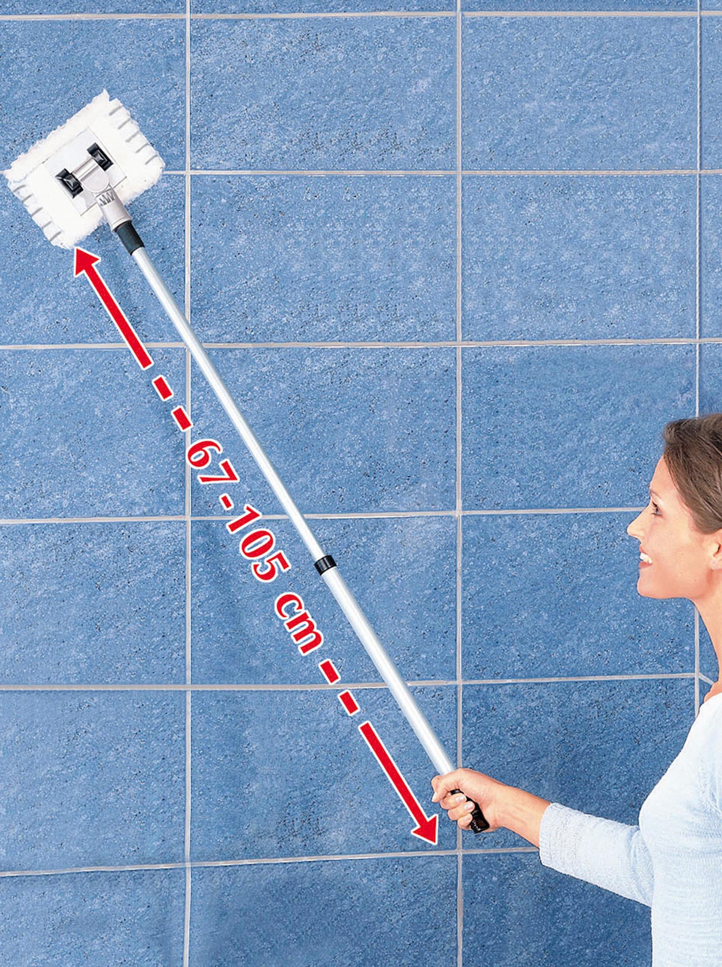 Bad- und Fliesenwischer - Silber