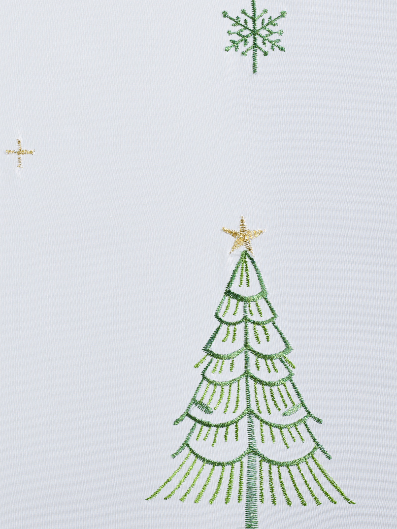 heine home Kurzgardine - weiß-grün