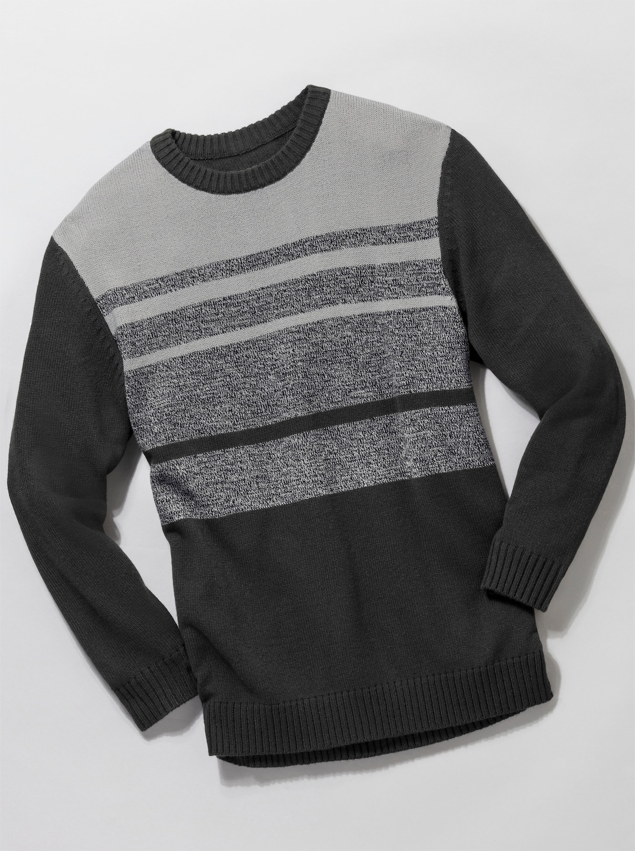 Pullover - zwart/grijs
