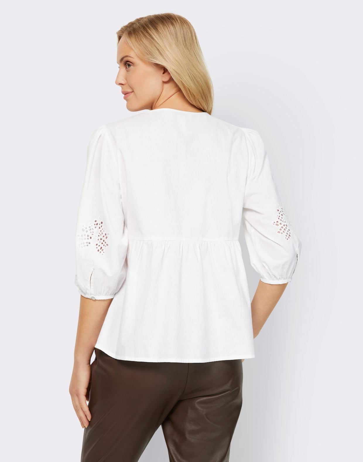heine Katoenen blouse - ecru