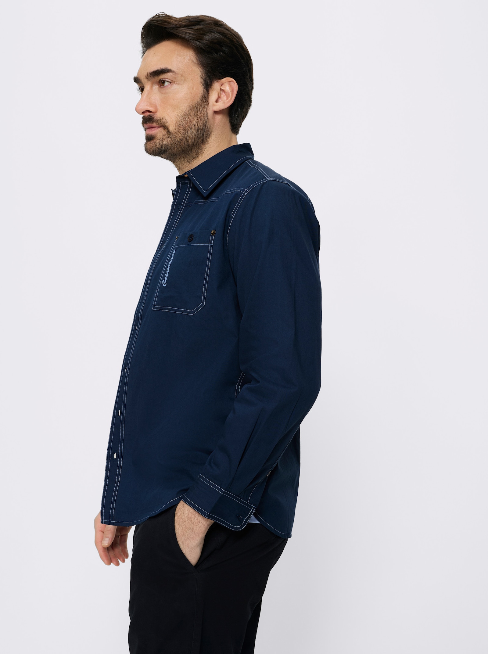 Catamaran Hemd mit Shirt im Set - dunkelblau + bleu