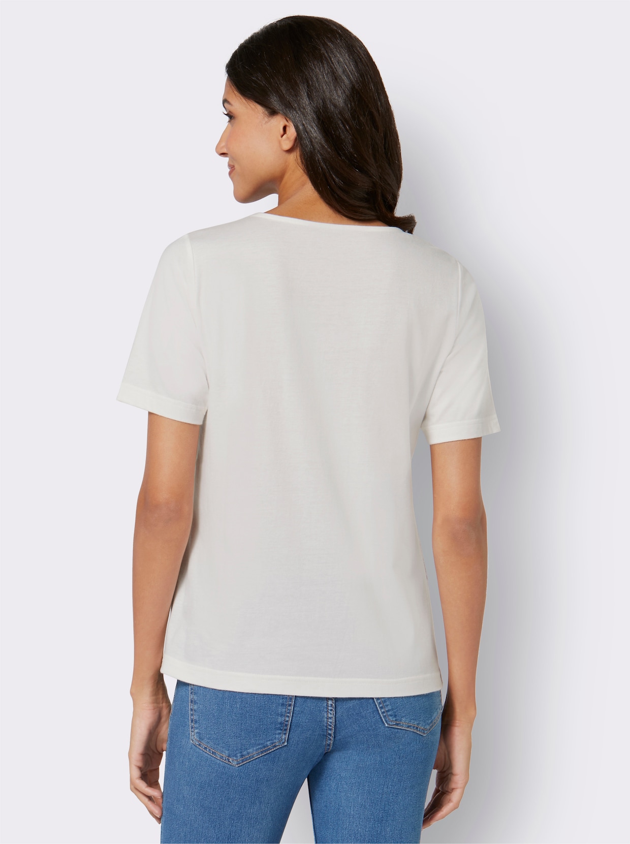 T-shirt - beige geprint