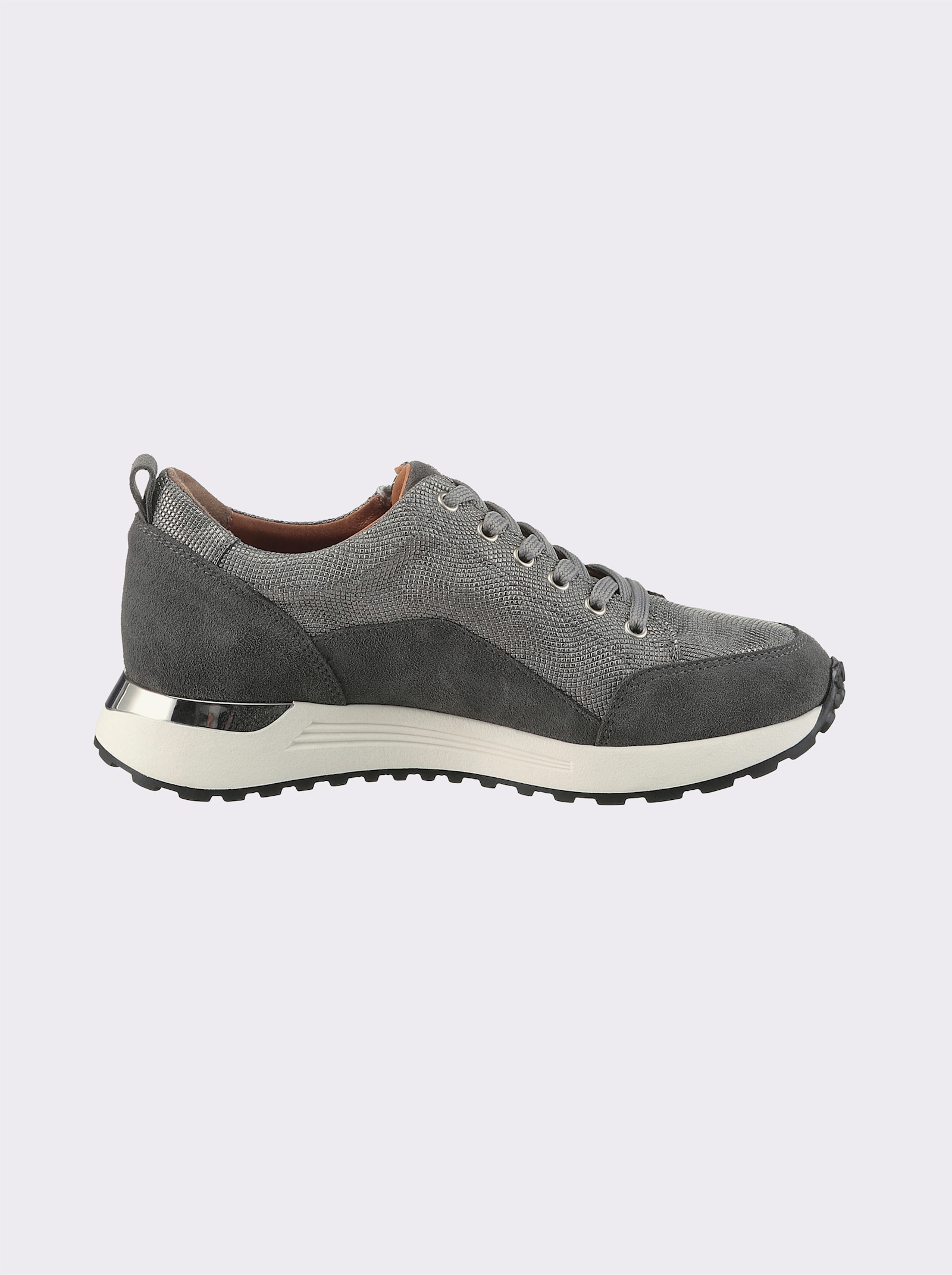 heine Sneaker - grau-grau-metallic