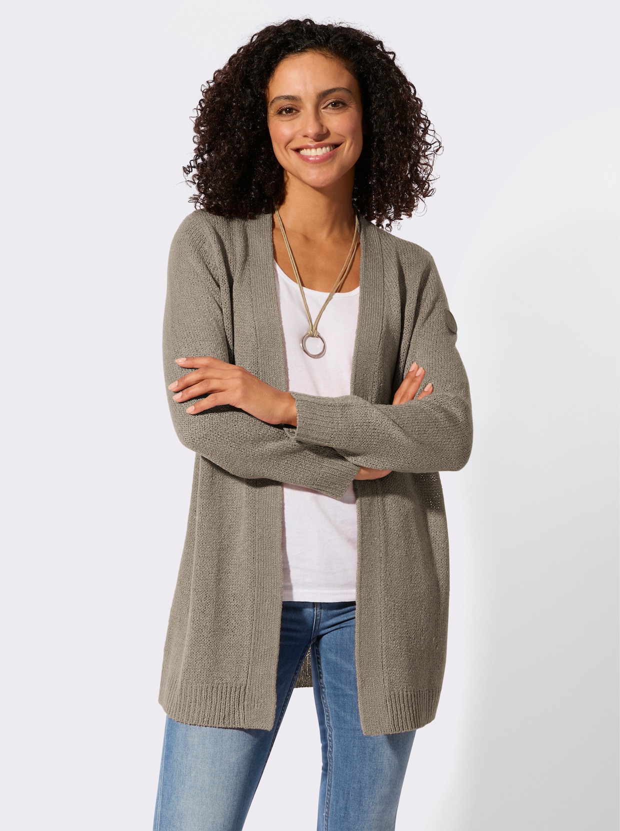 Strickjacke - schlamm