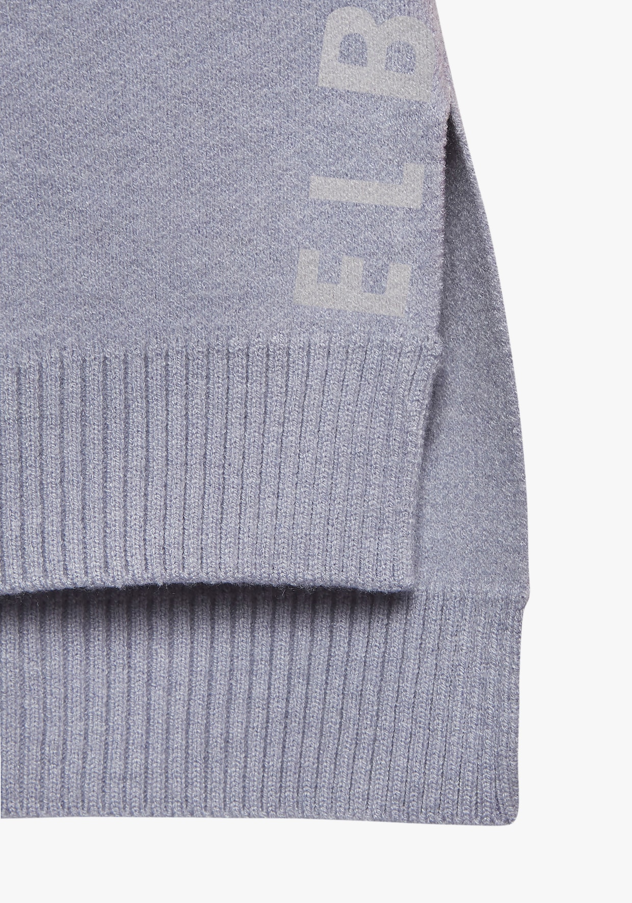 Elbsand Sweater - rauchblau meliert