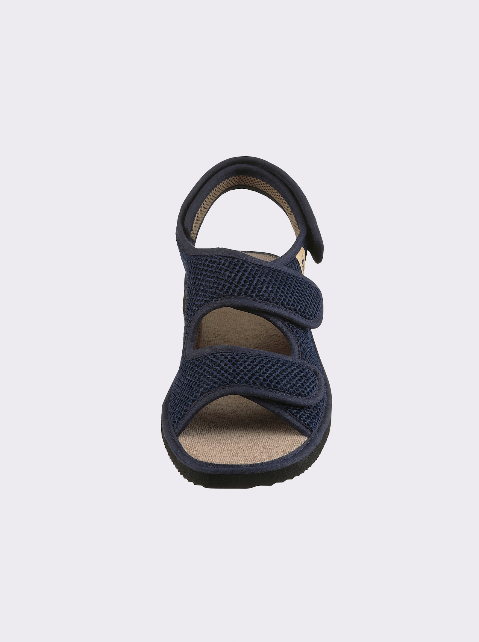 Sandale mit 3-fach-Klettverschluss - marine
