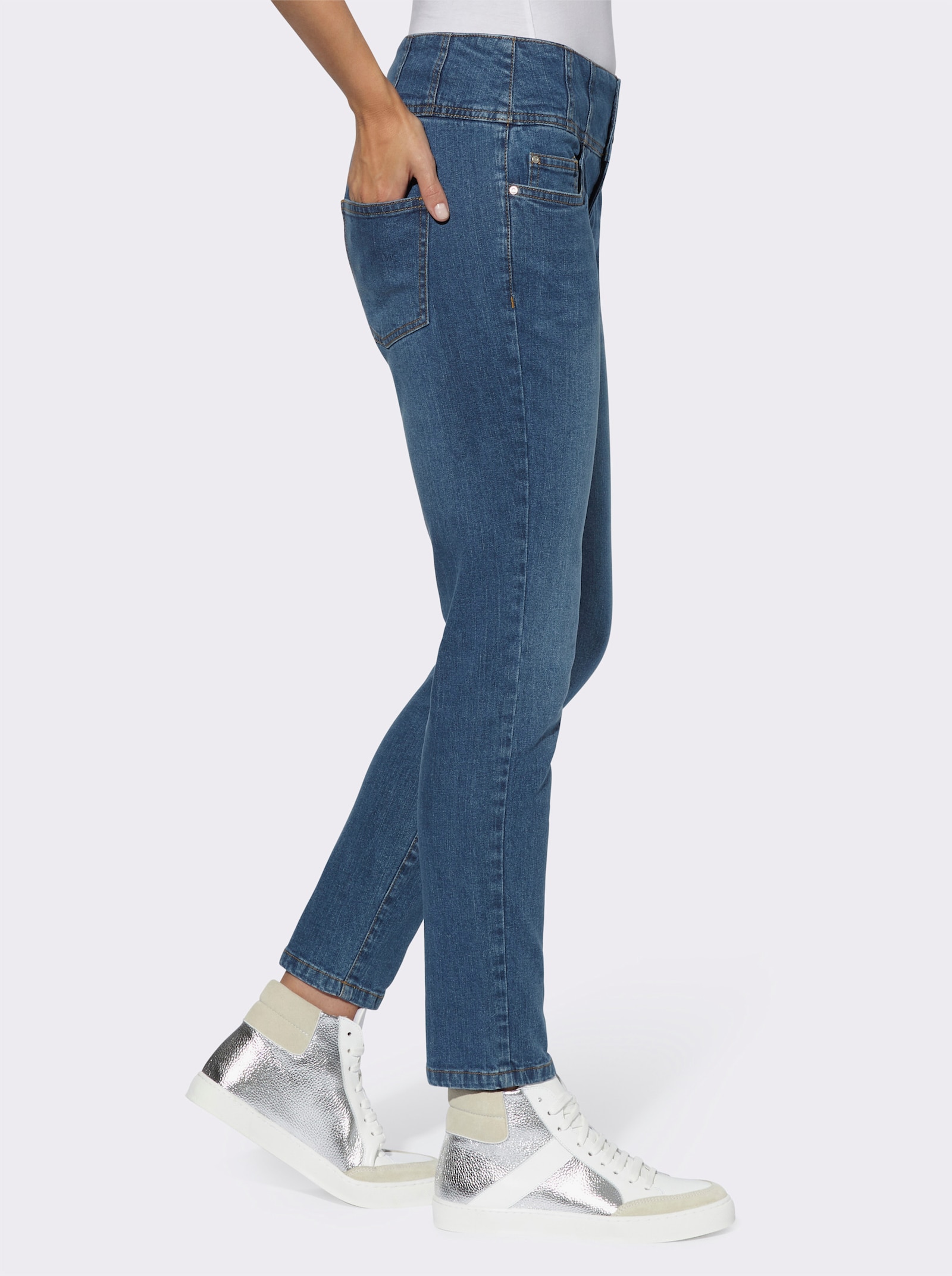 heine Jeans - blue-stone-washed
