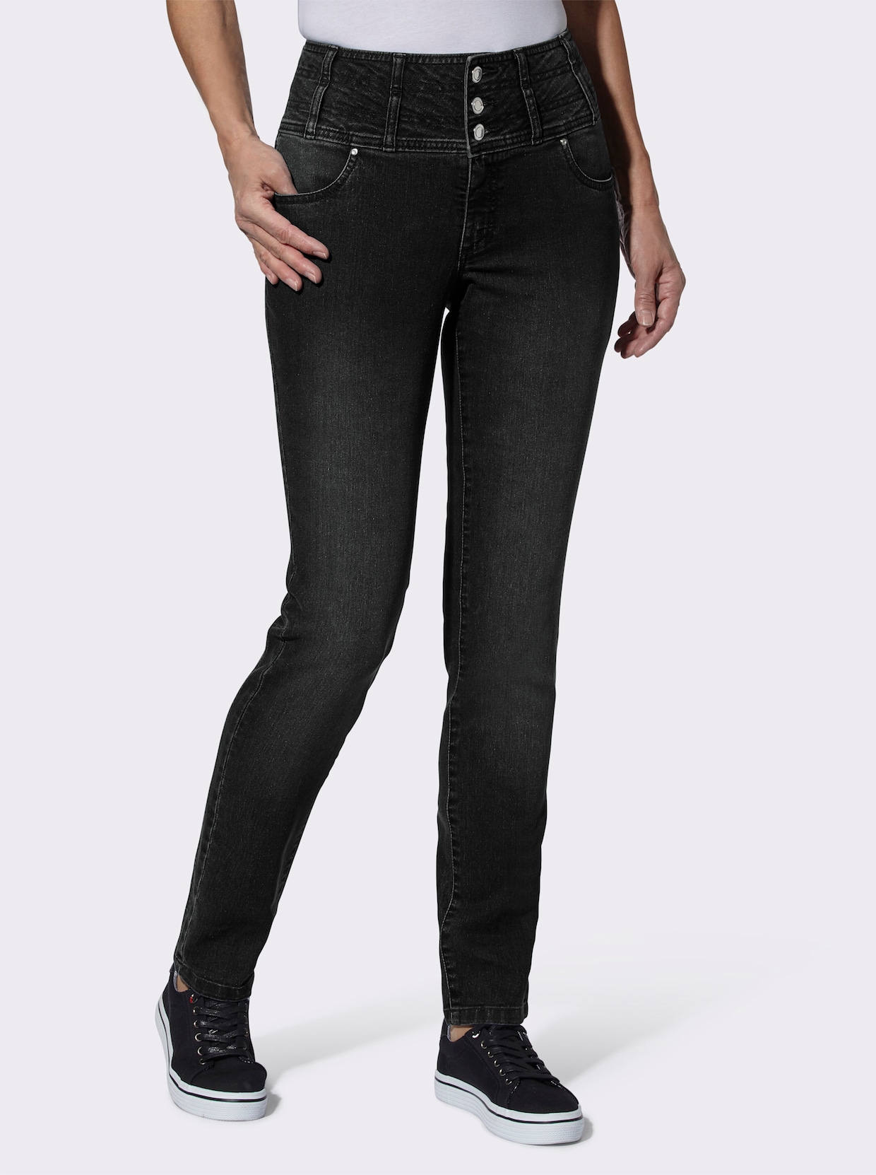 Džínsy - čierna džínsovina