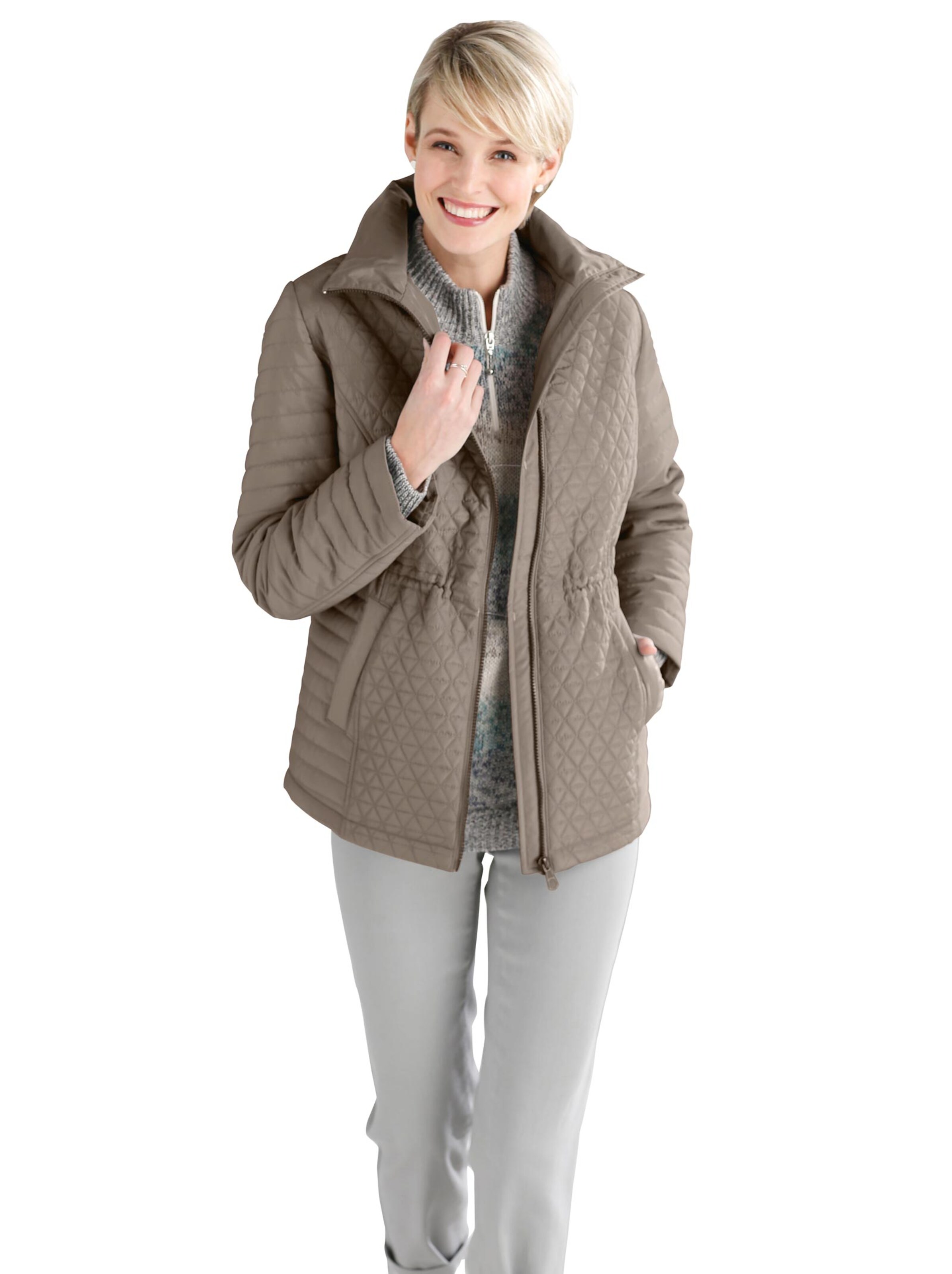 Jacke - taupe