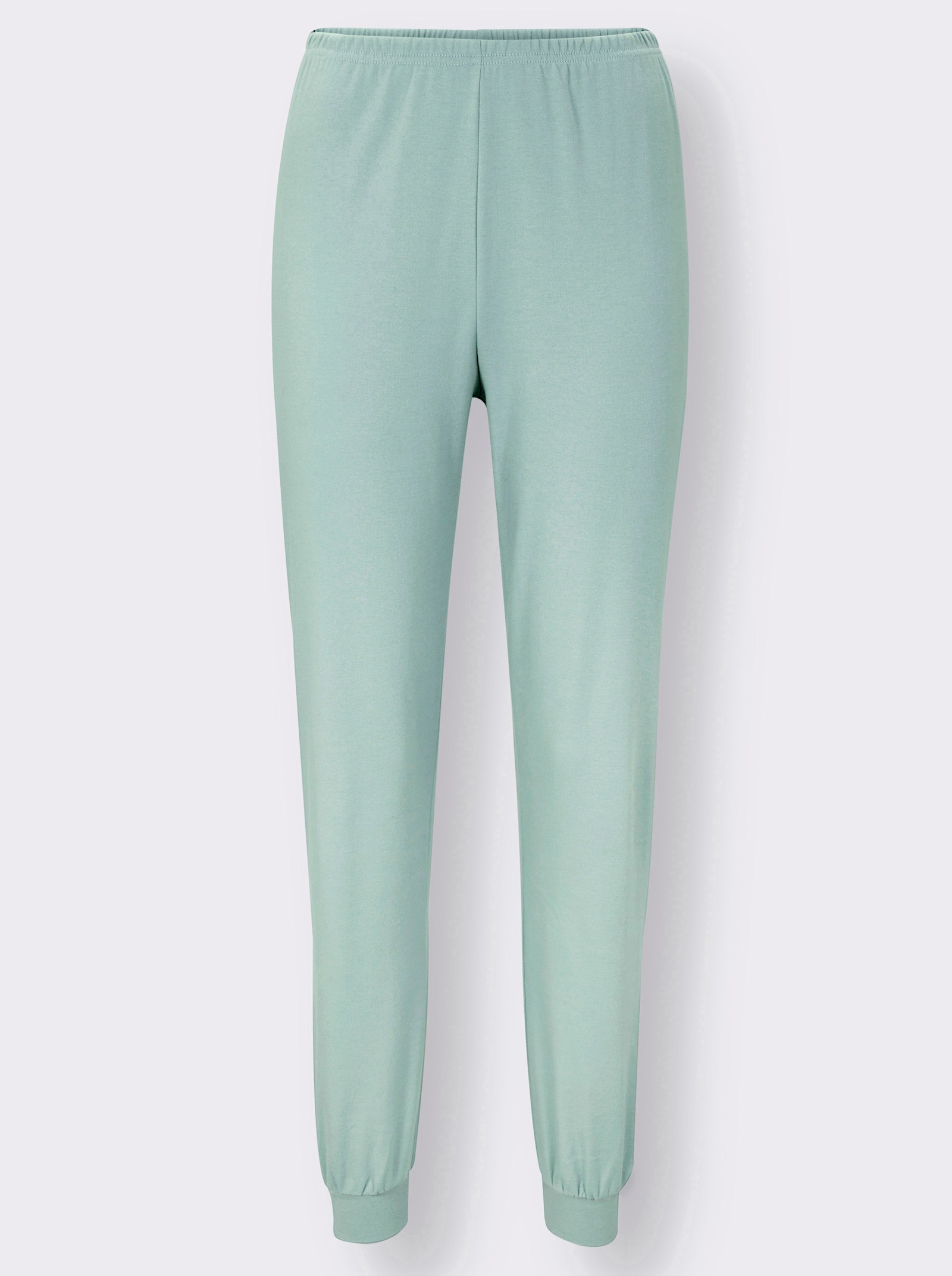 wäschepur Schlafanzug in formstabiler Interlock-Qualität - kalkmint