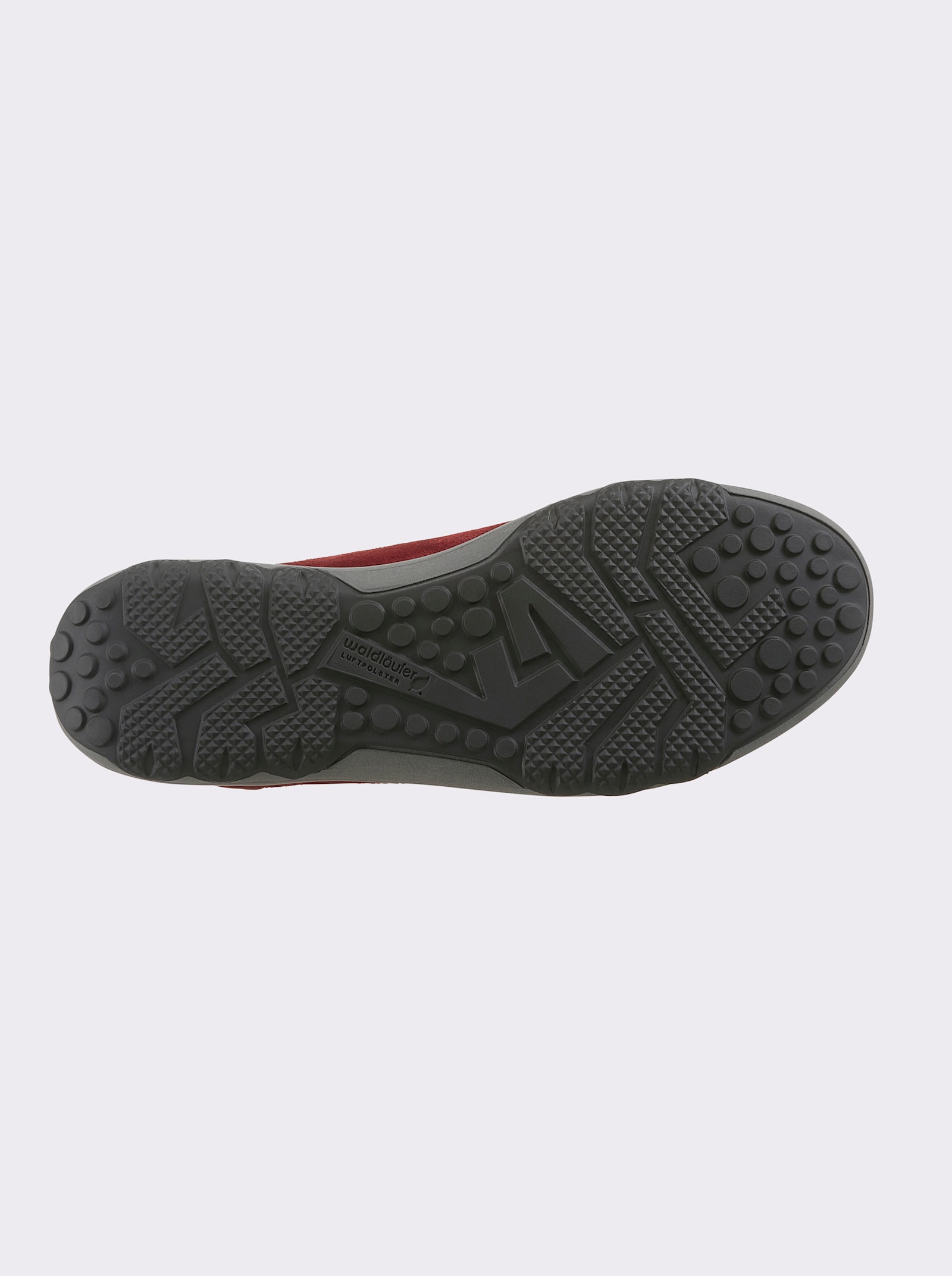 Waldläufer Sneaker voor stevige voeten - rood
