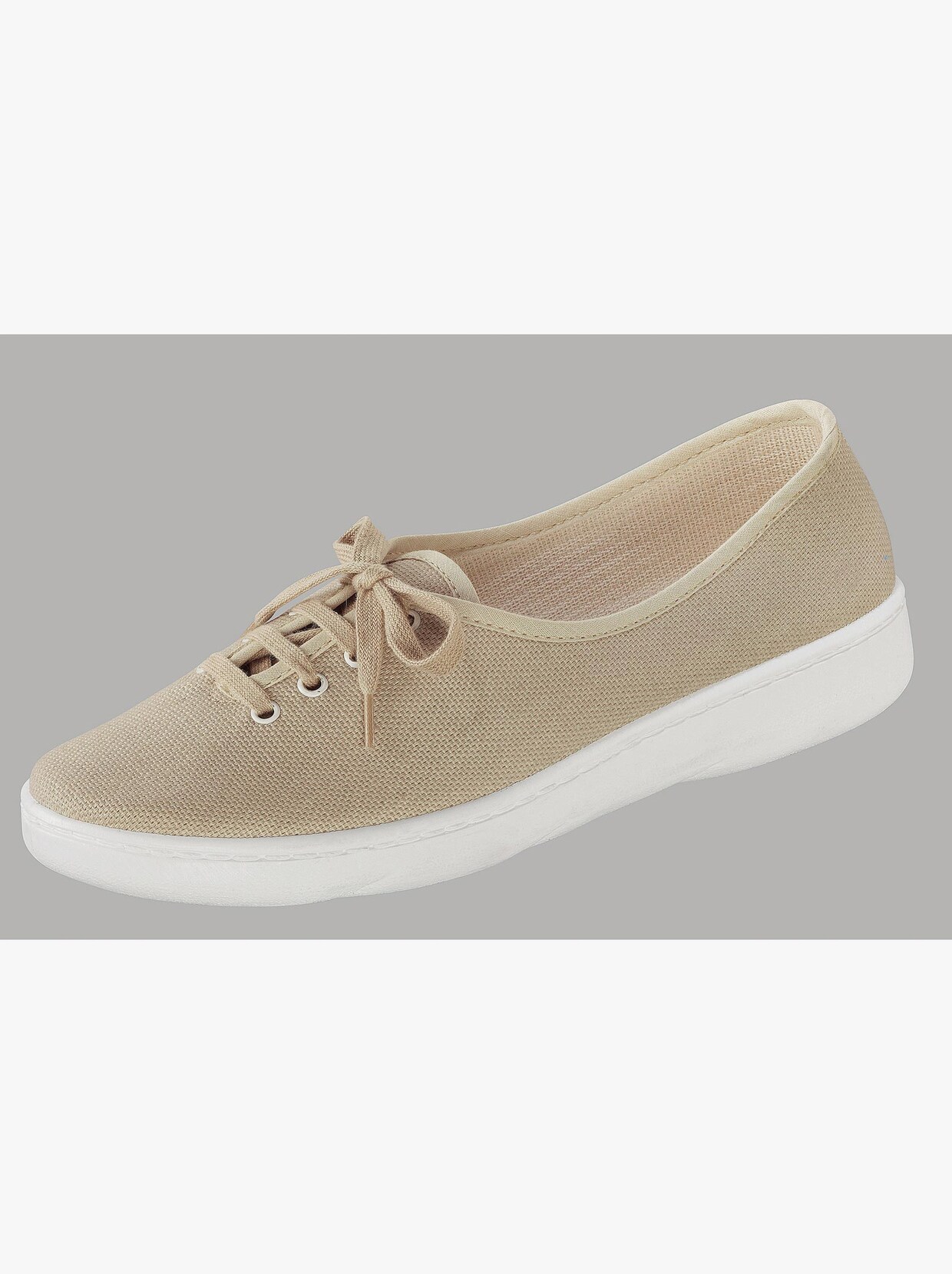 Schnürschuh - beige