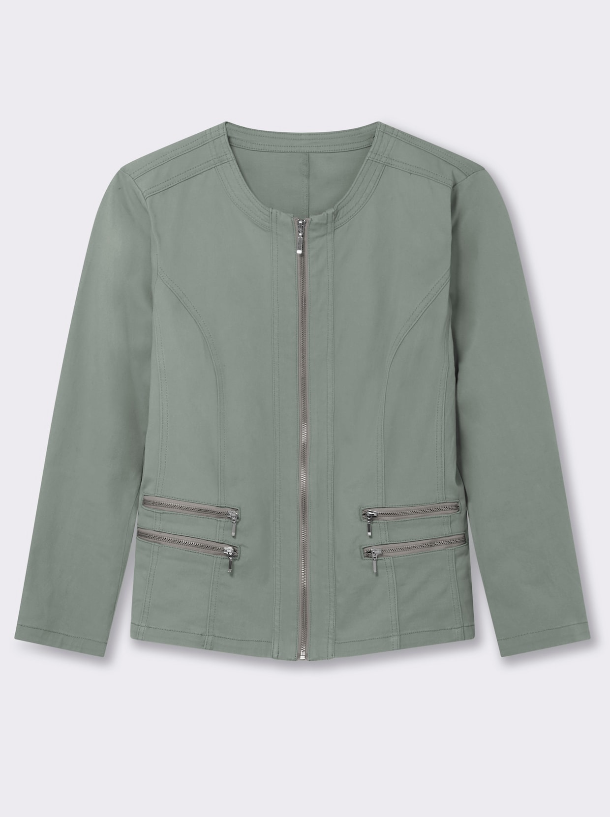 Jeansblazer - schilf