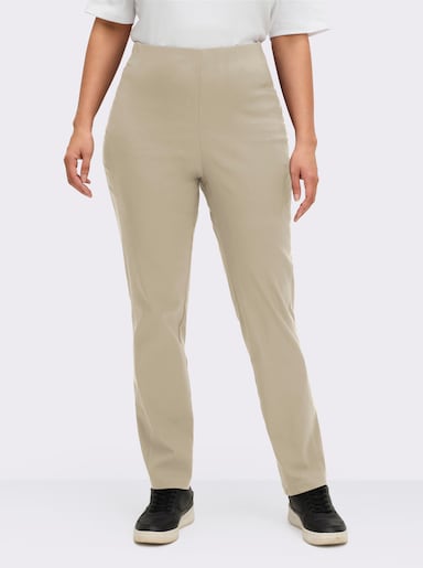 Stehmann Comfort line Hose mit Dehnbund, Viskose-Qualität - sand