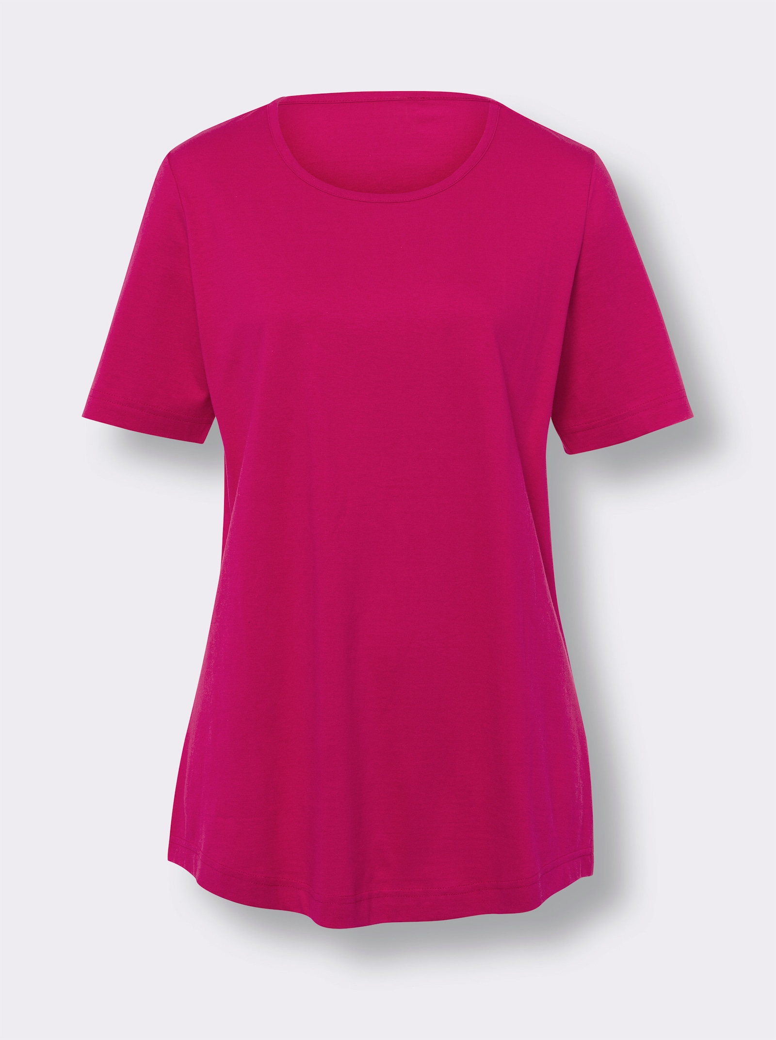 Longshirt im Doppelpack - royalblau + pink