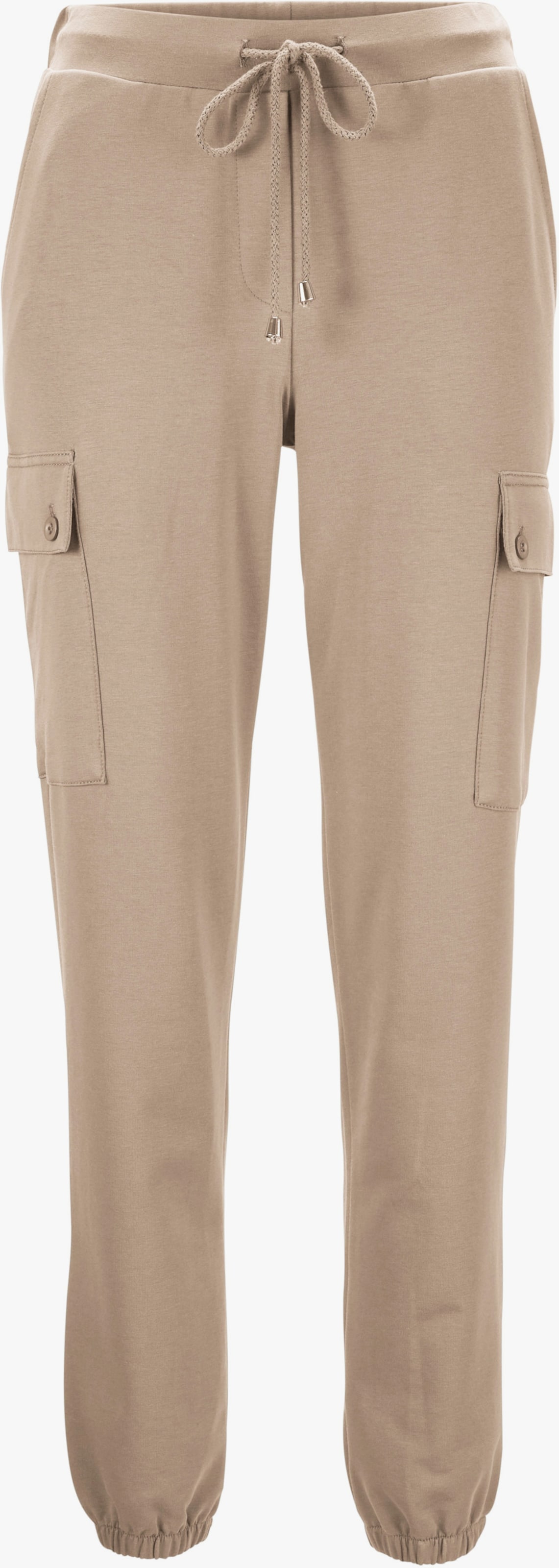 heine Jogg Pants mit aufgesetzten Taschen - beige