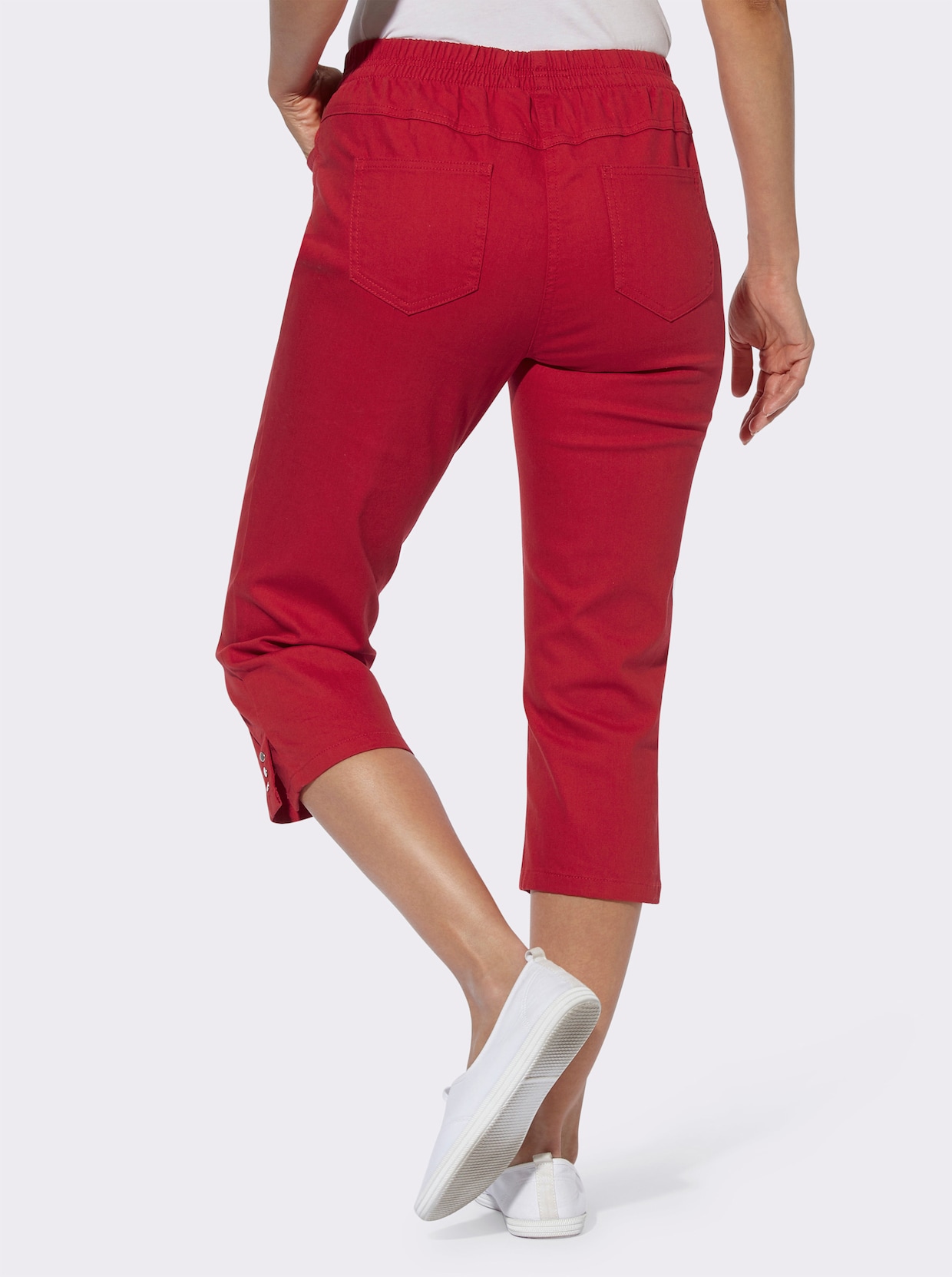 Capri-jeans - rood