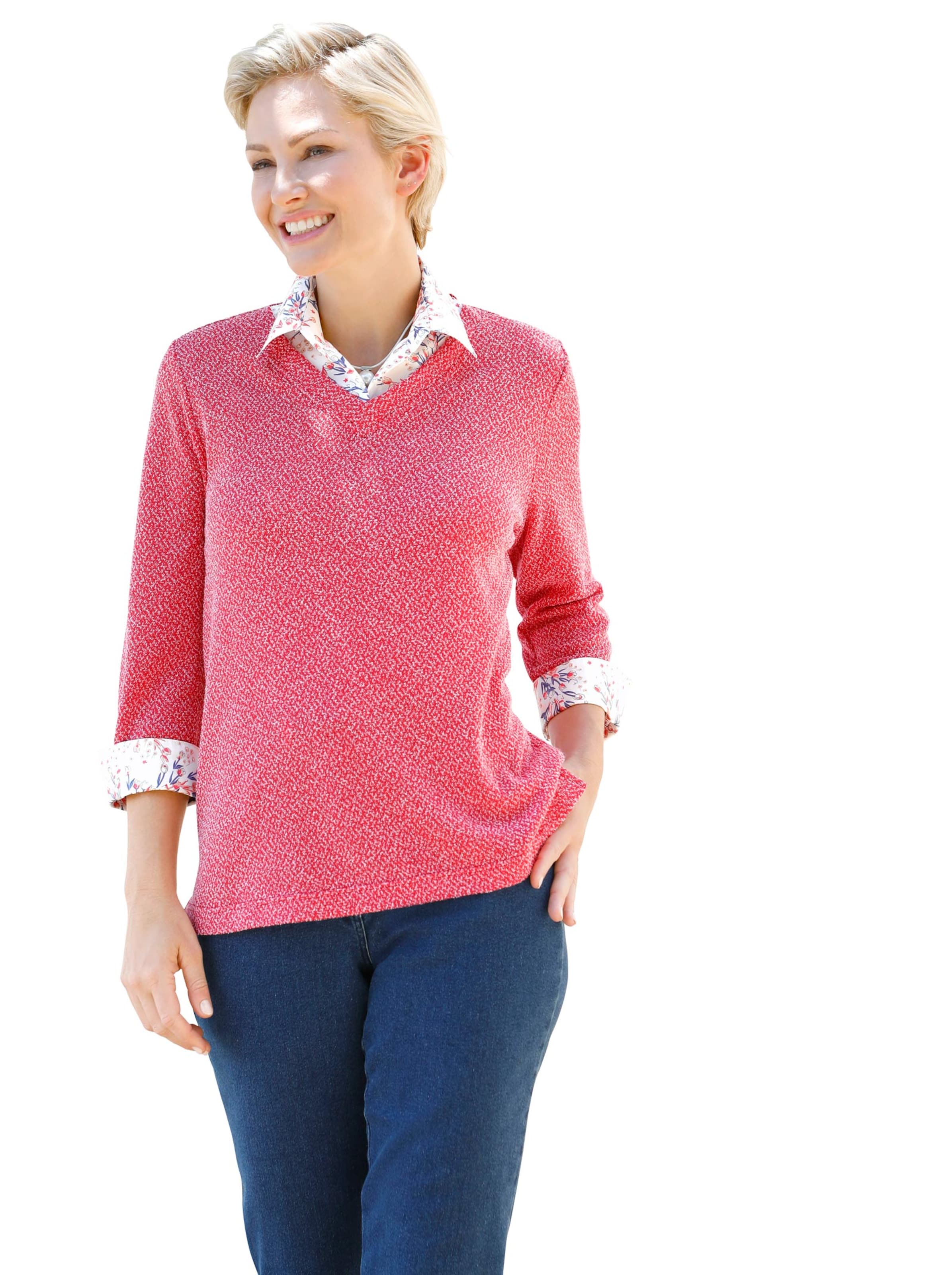 Shirt - koralle-meliert