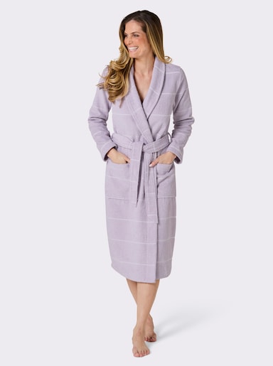 feel good Bademantel - lavendel