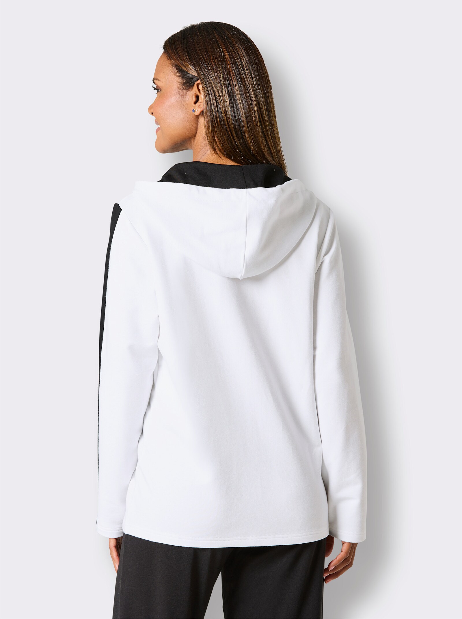 feel good Jacke - ecru-schwarz