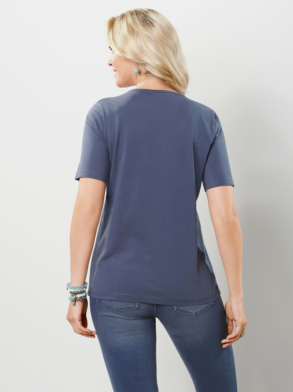 T-shirt à manches courtes - bleu jean