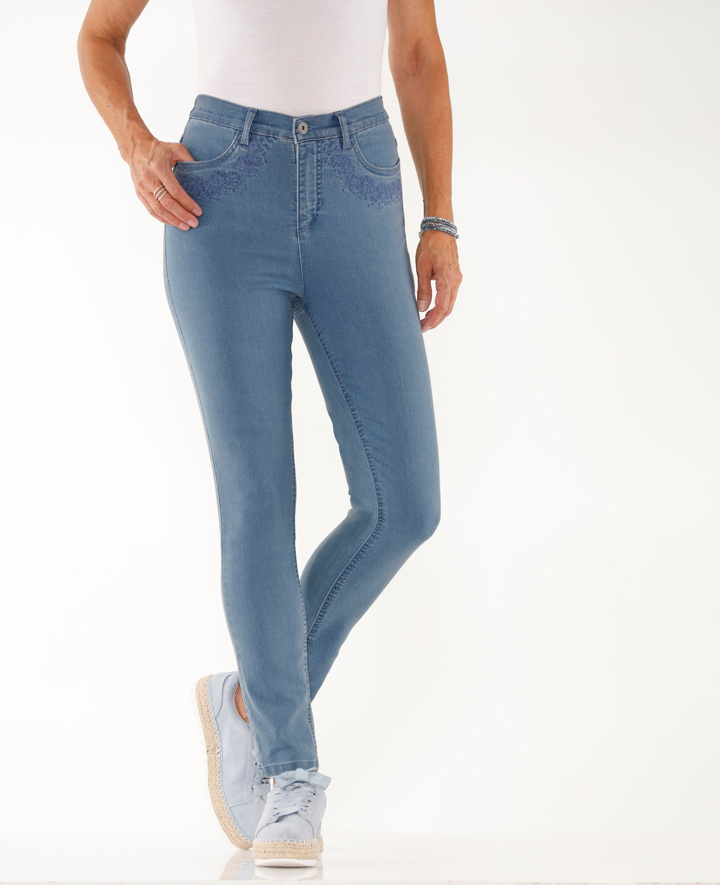 Your Look... for less! Dames Jeans blue-bleached Maat