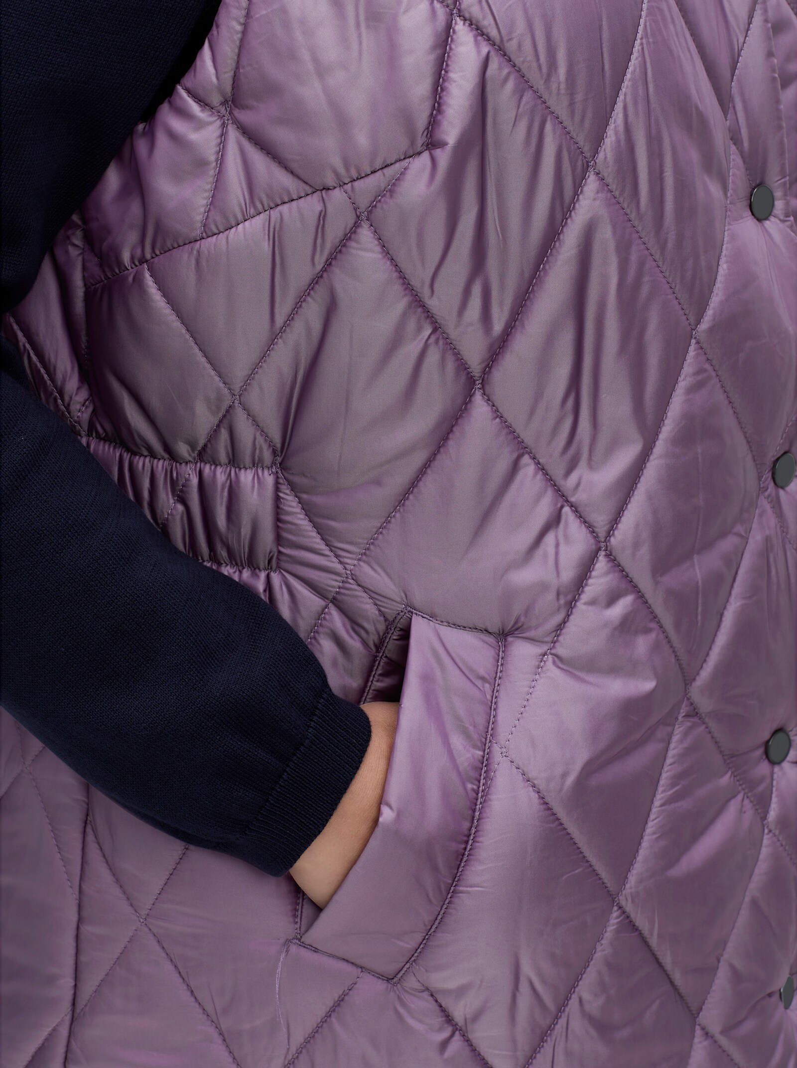 Steppweste in Longform - feige