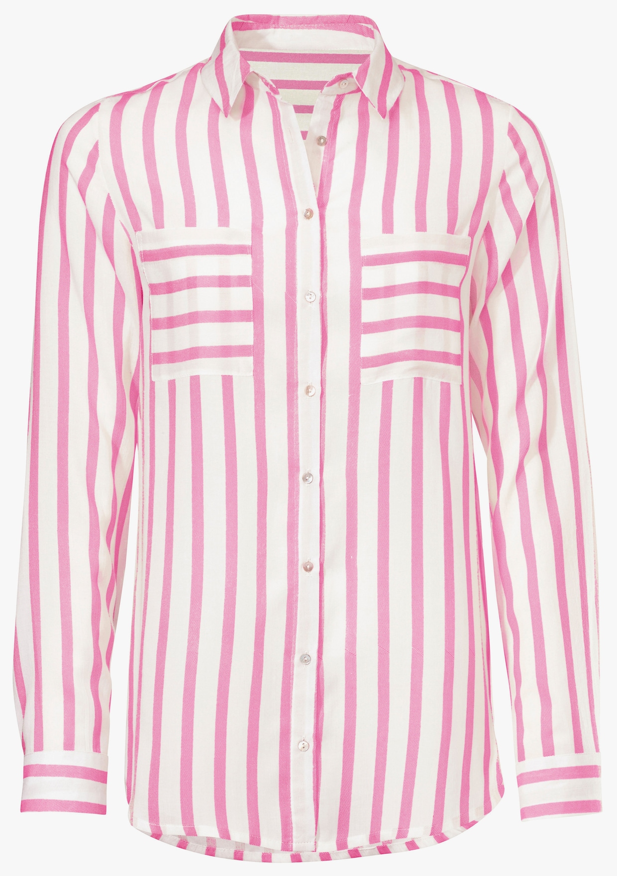 heine Gestreepte blouse - roze/ecru