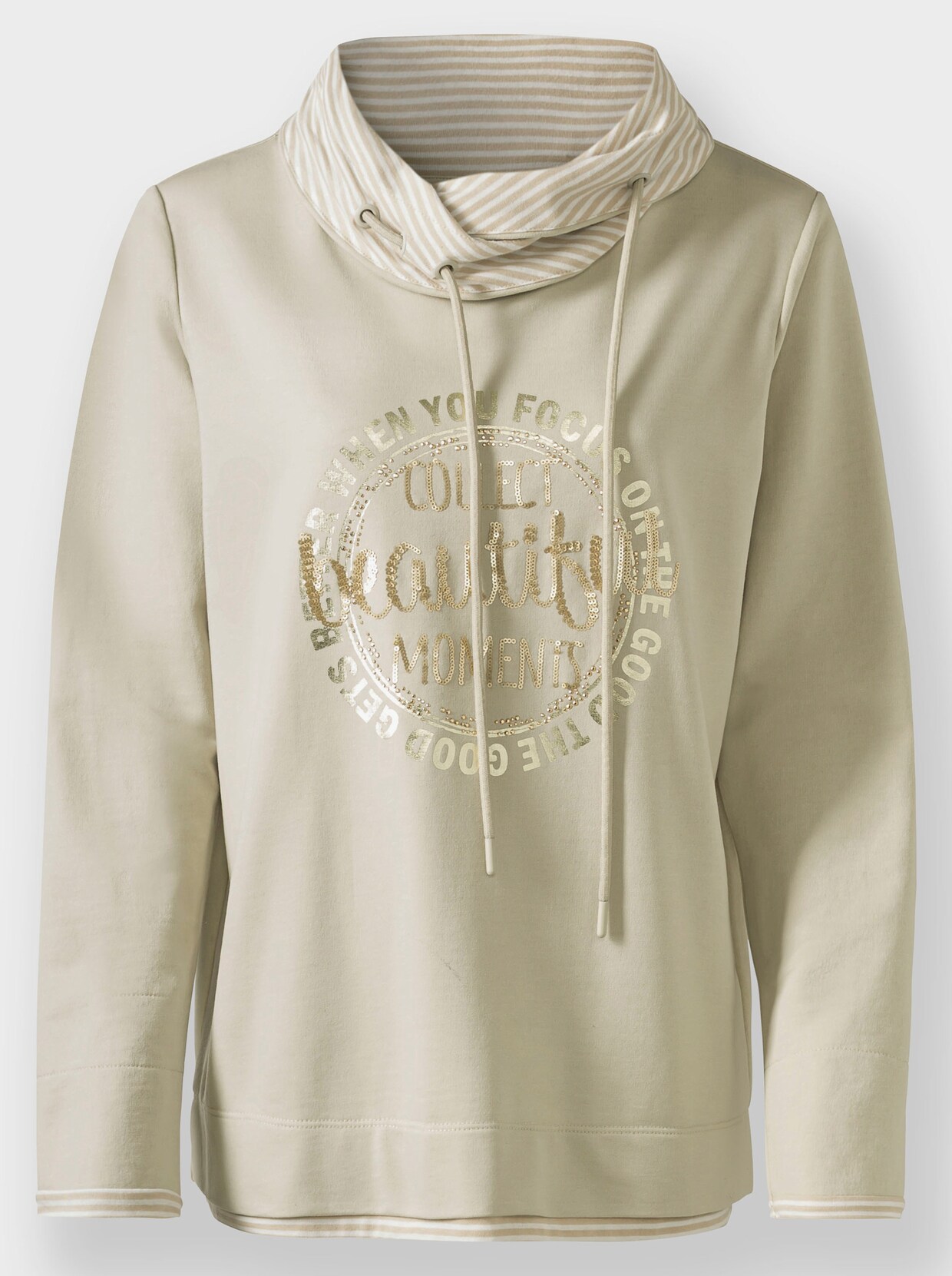 heine Shirt met lange mouwen - zand/ecru
