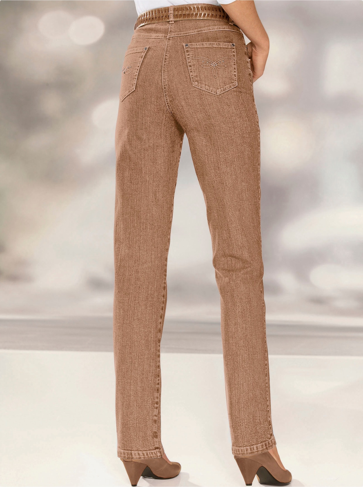 5-pocketjeans - camel