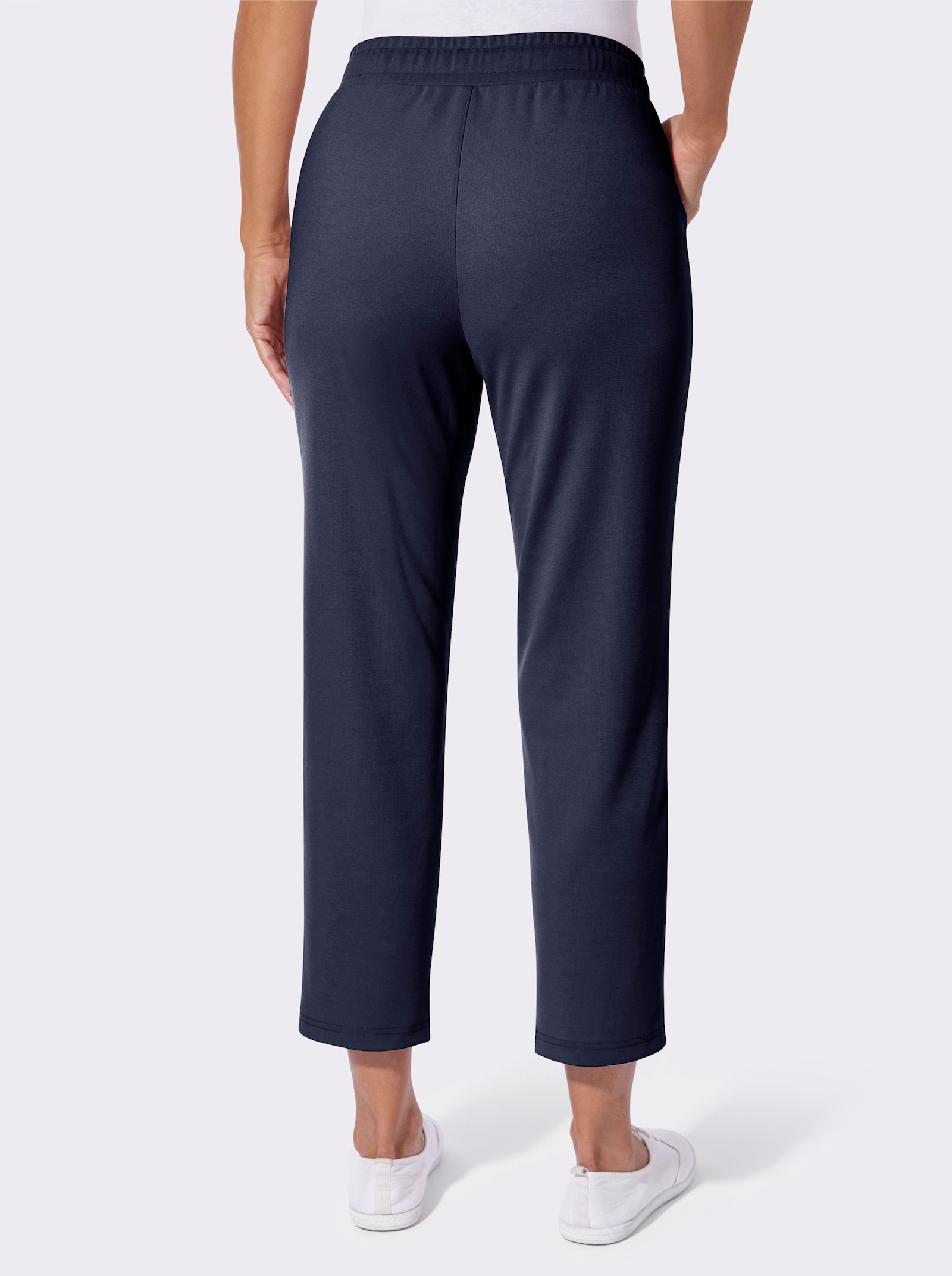 Jerseyhose in formstabiler Qualität - marine