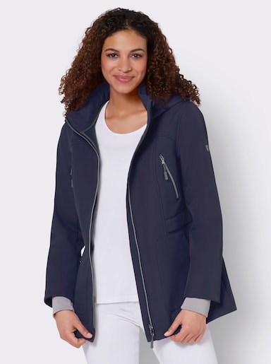 Funktionsjacke Body mit Fleece-Futter - marine