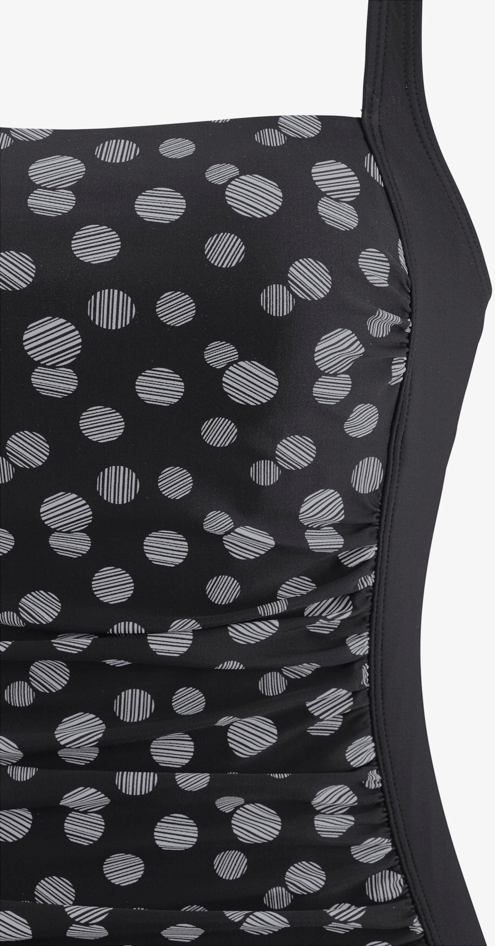 LASCANA Badeanzug - schwarz-weiss