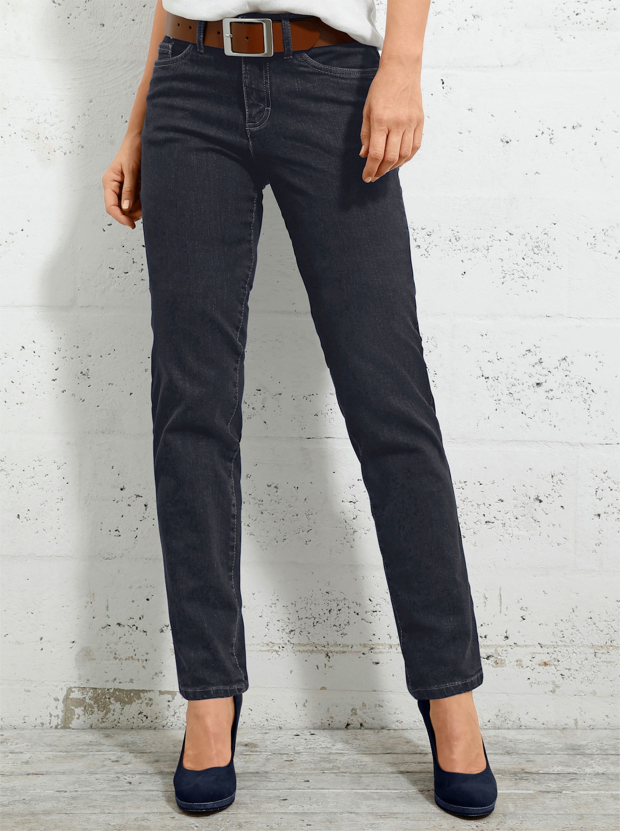 5-Pocket-Jeans - marine