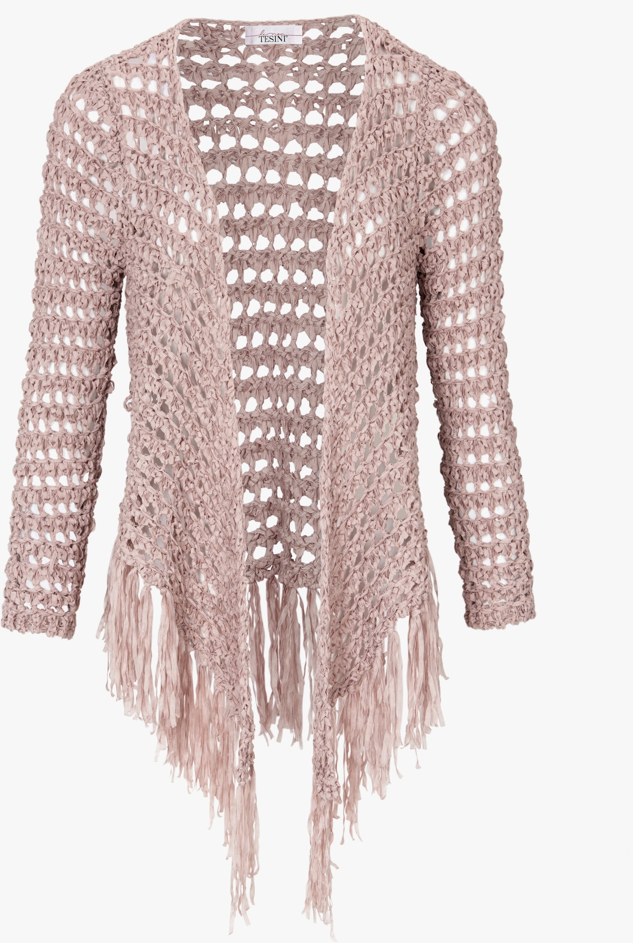 heine veste en tricot - rose